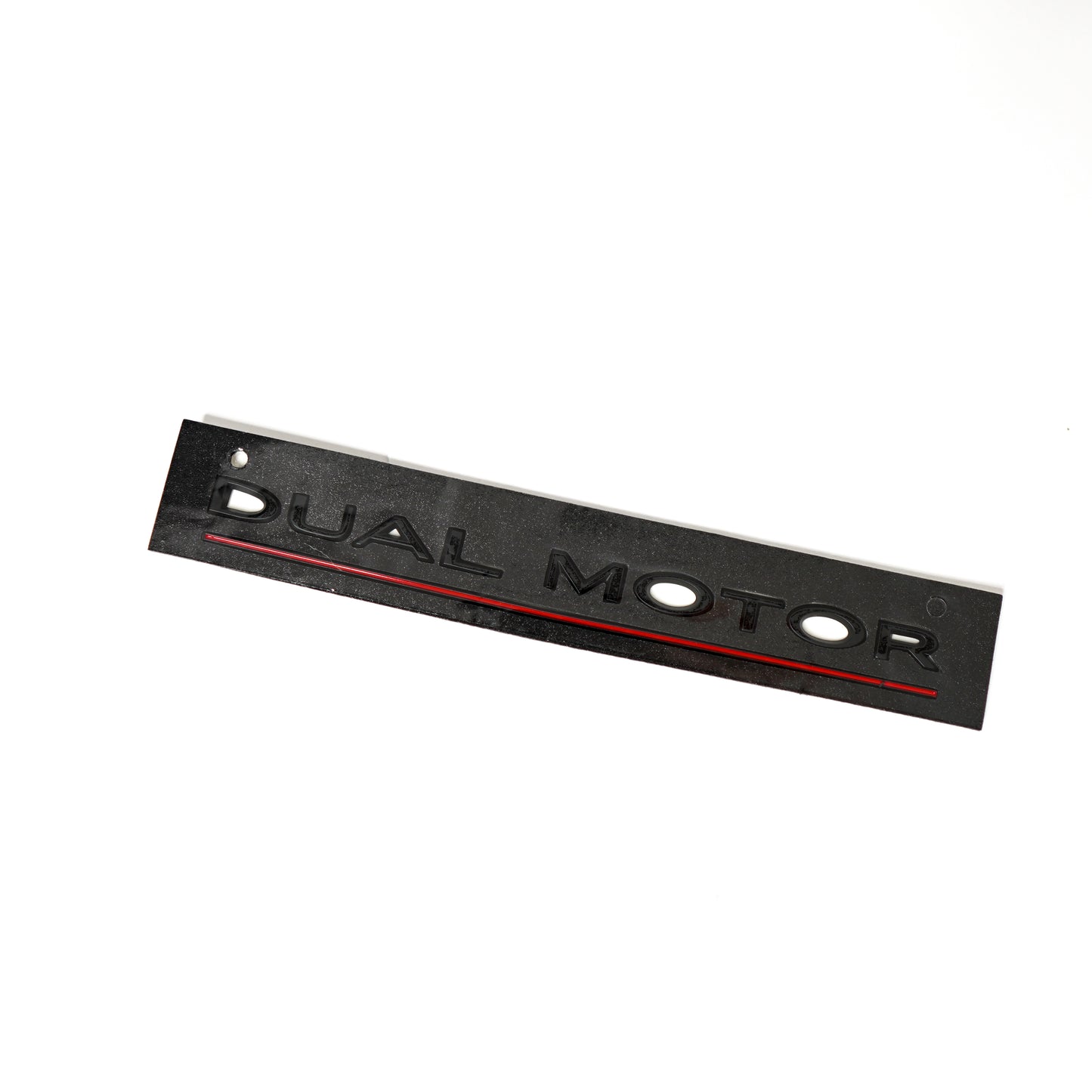 Matte Black Dual Motor Emblem